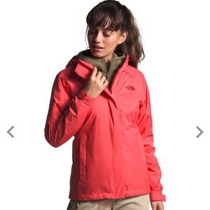 North Face HyVent rain jacket Cayenne Red XS